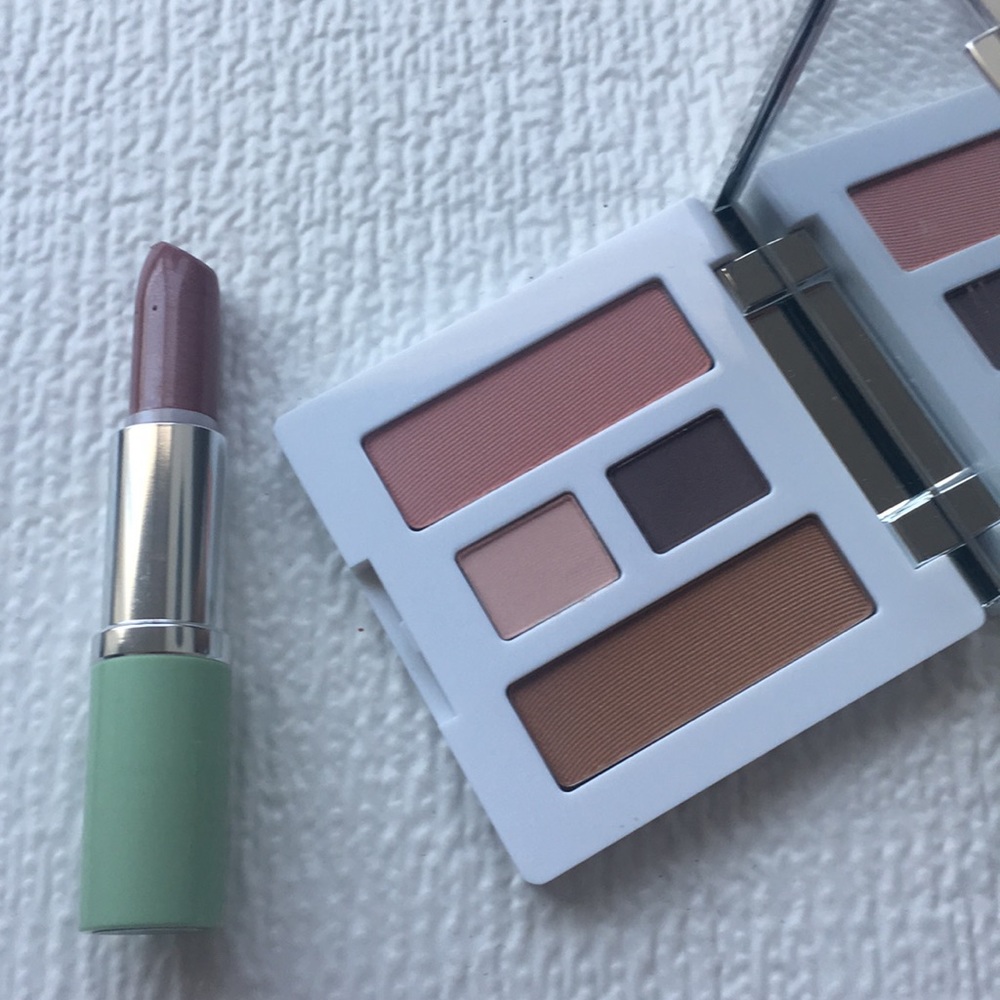 Clinique face palette & lipstick